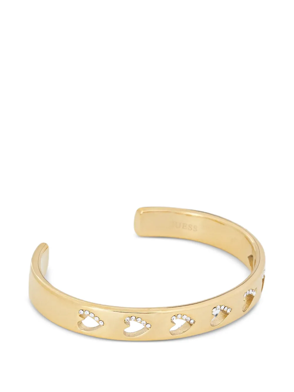 GUESS USA By Your Side crystal-embellished cuff bracelet - Oro