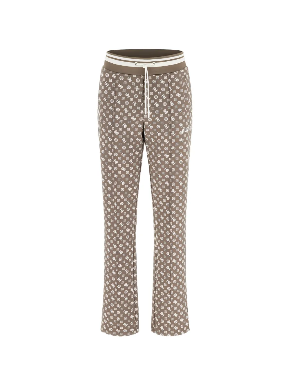 GUESS USA logo-patterned track pants - Rosa
