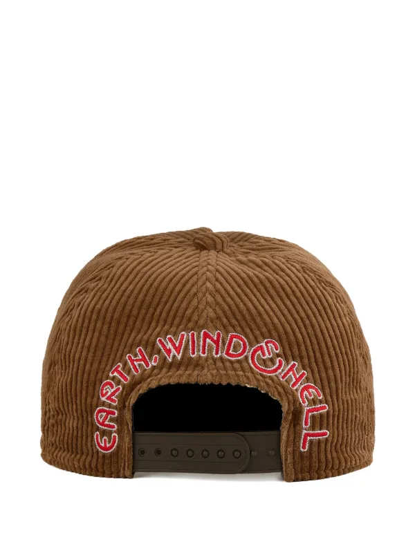 SAINT MXXXXXX x Sean Wotherspoon Corduroy Embroidered Cap | Brown