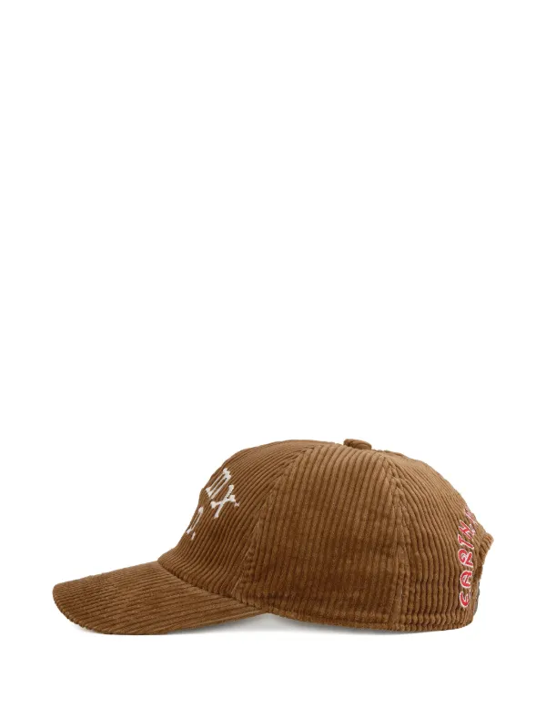 SAINT MXXXXXX x Sean Wotherspoon Corduroy Embroidered Cap | Brown