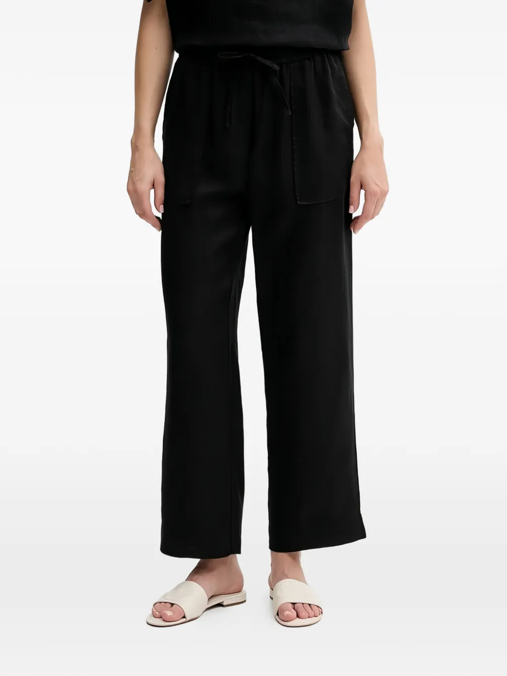 Benetton drawstring pocket trousers - Nero