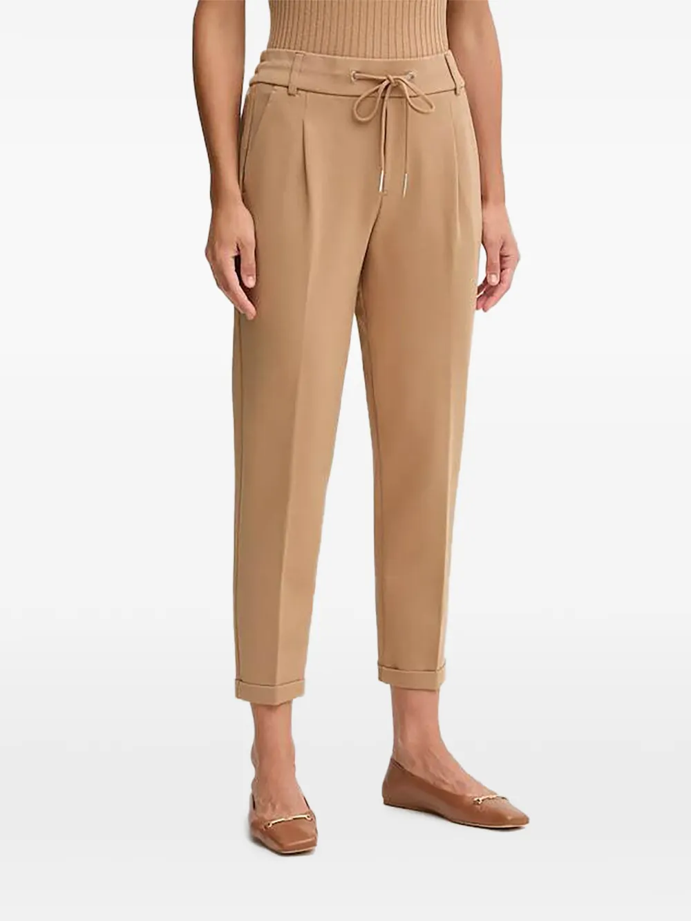Benetton drawstring tapered trousers - Toni neutri