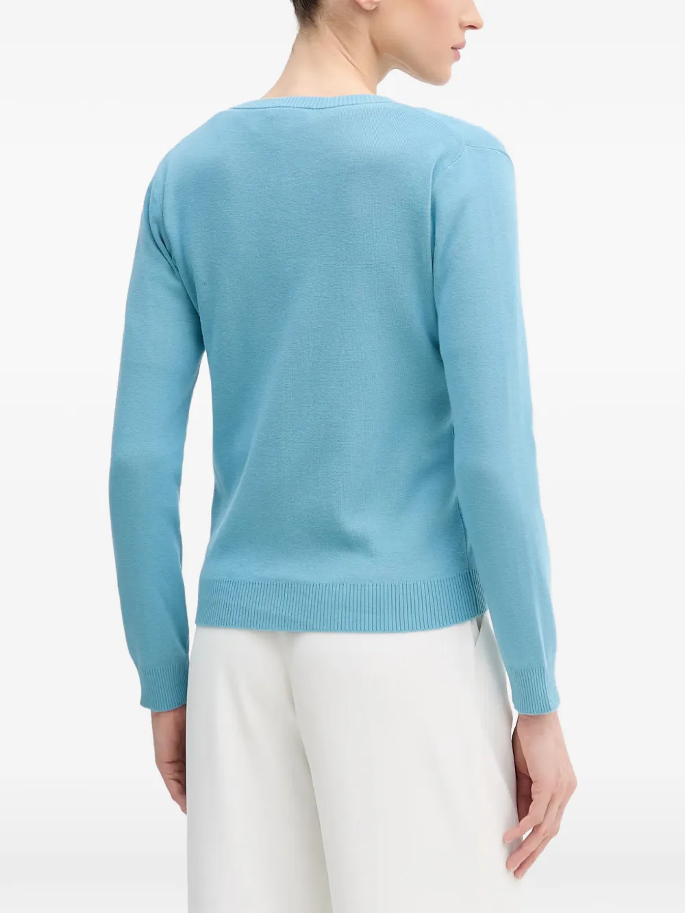 Benetton Katoenen vest Blauw
