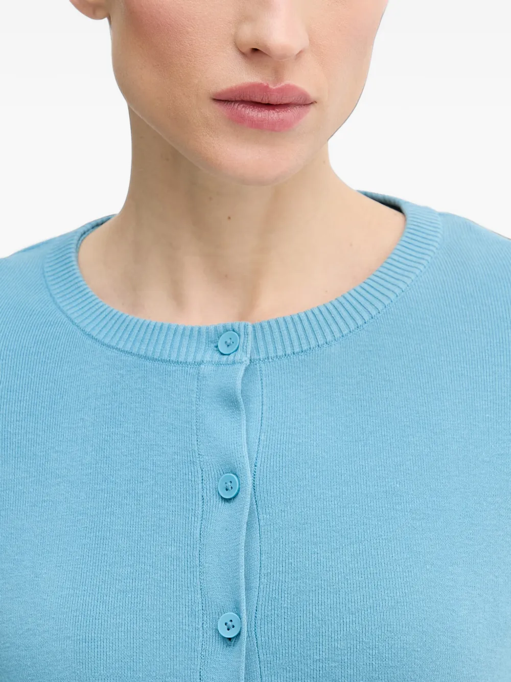 Benetton Katoenen vest Blauw
