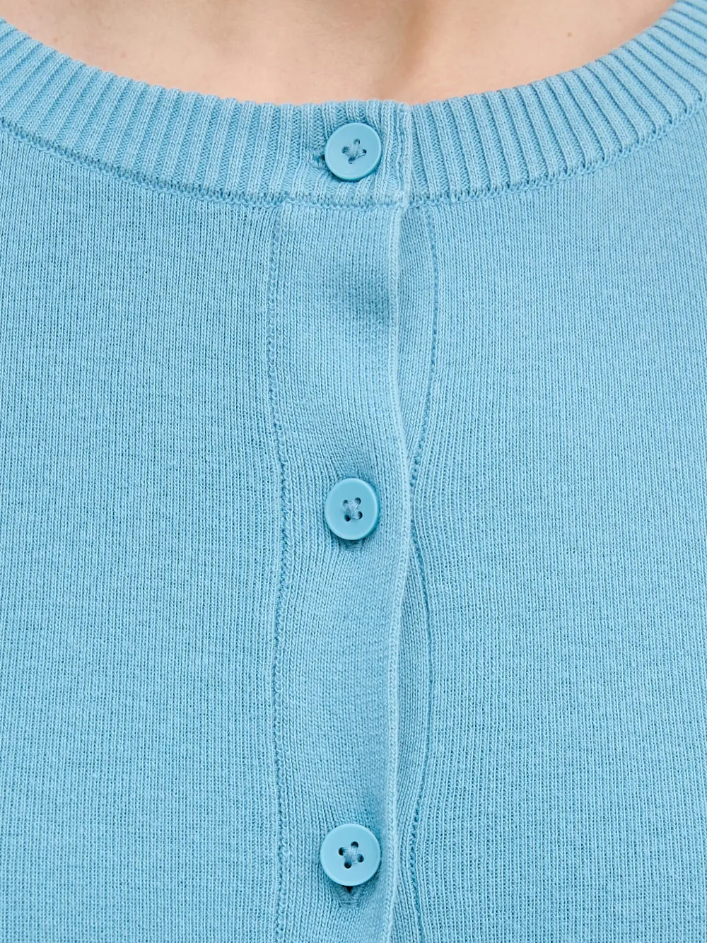 Benetton Katoenen vest Blauw