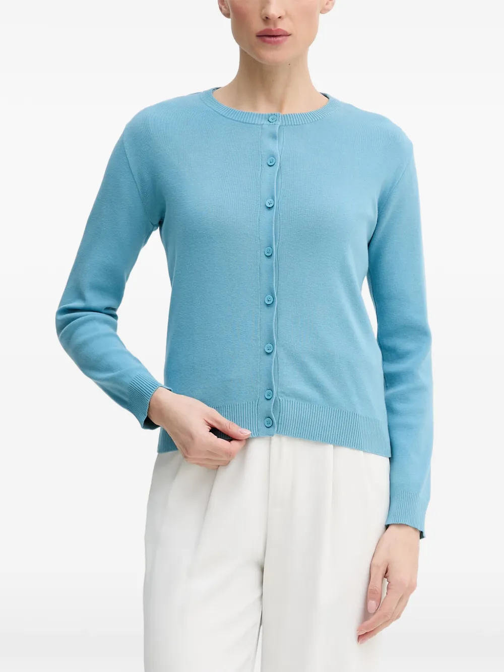 Benetton cardigan en coton - Bleu