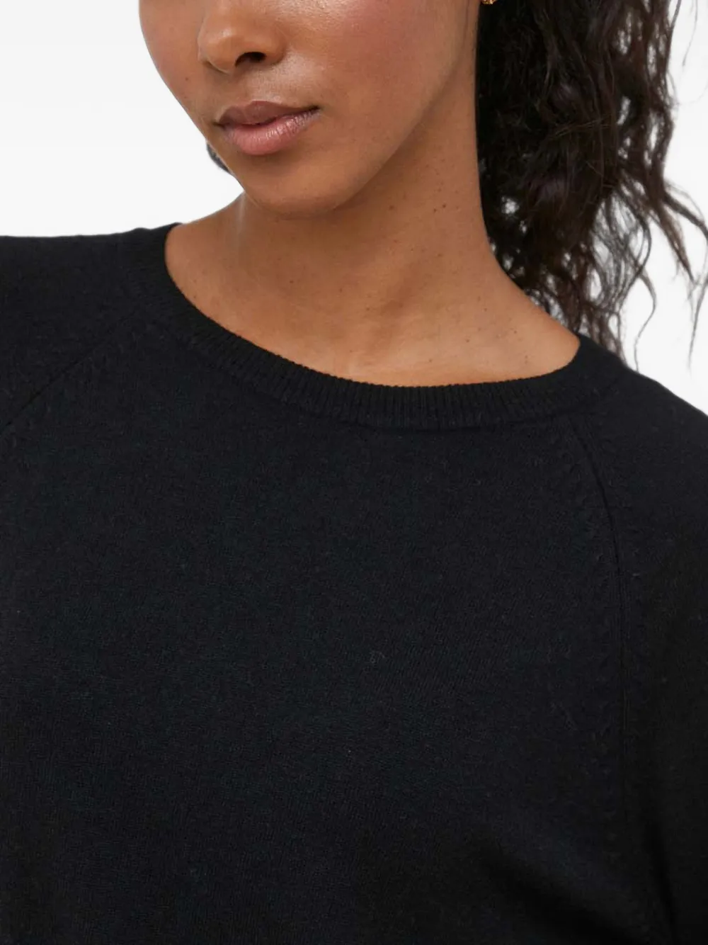 Benetton Trui met raglanmouwen Zwart