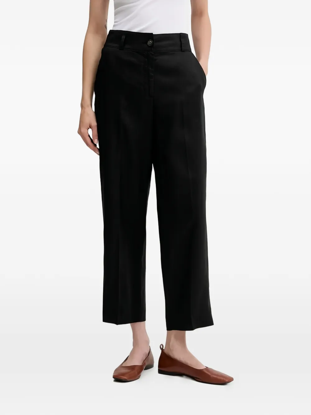 Benetton button trousers - Nero