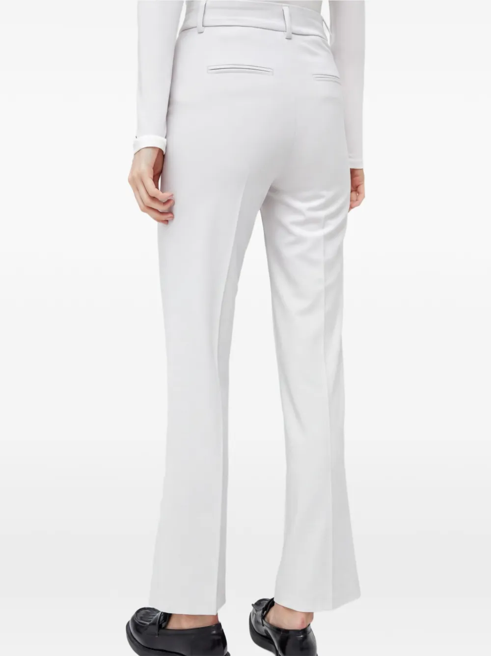 Benetton Flared broek Grijs