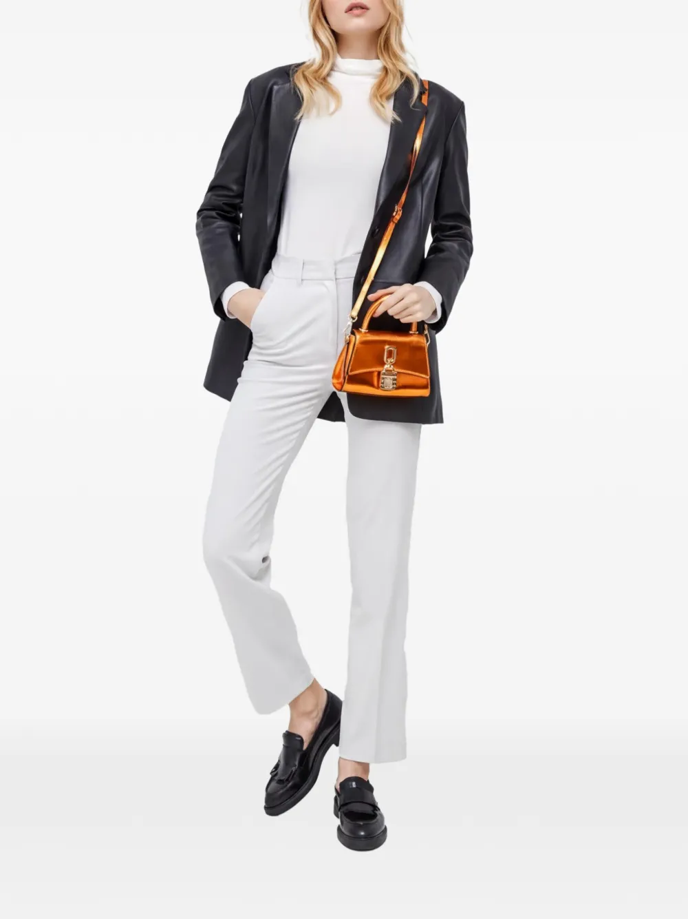 Benetton Flared broek Grijs
