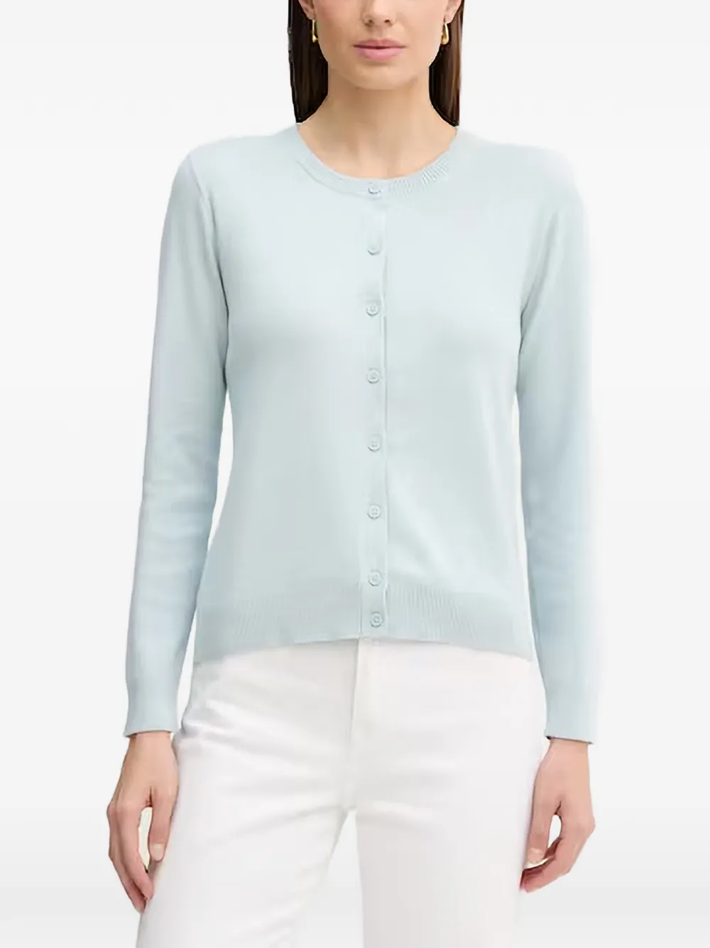 Benetton V-neck Sweater In Blue