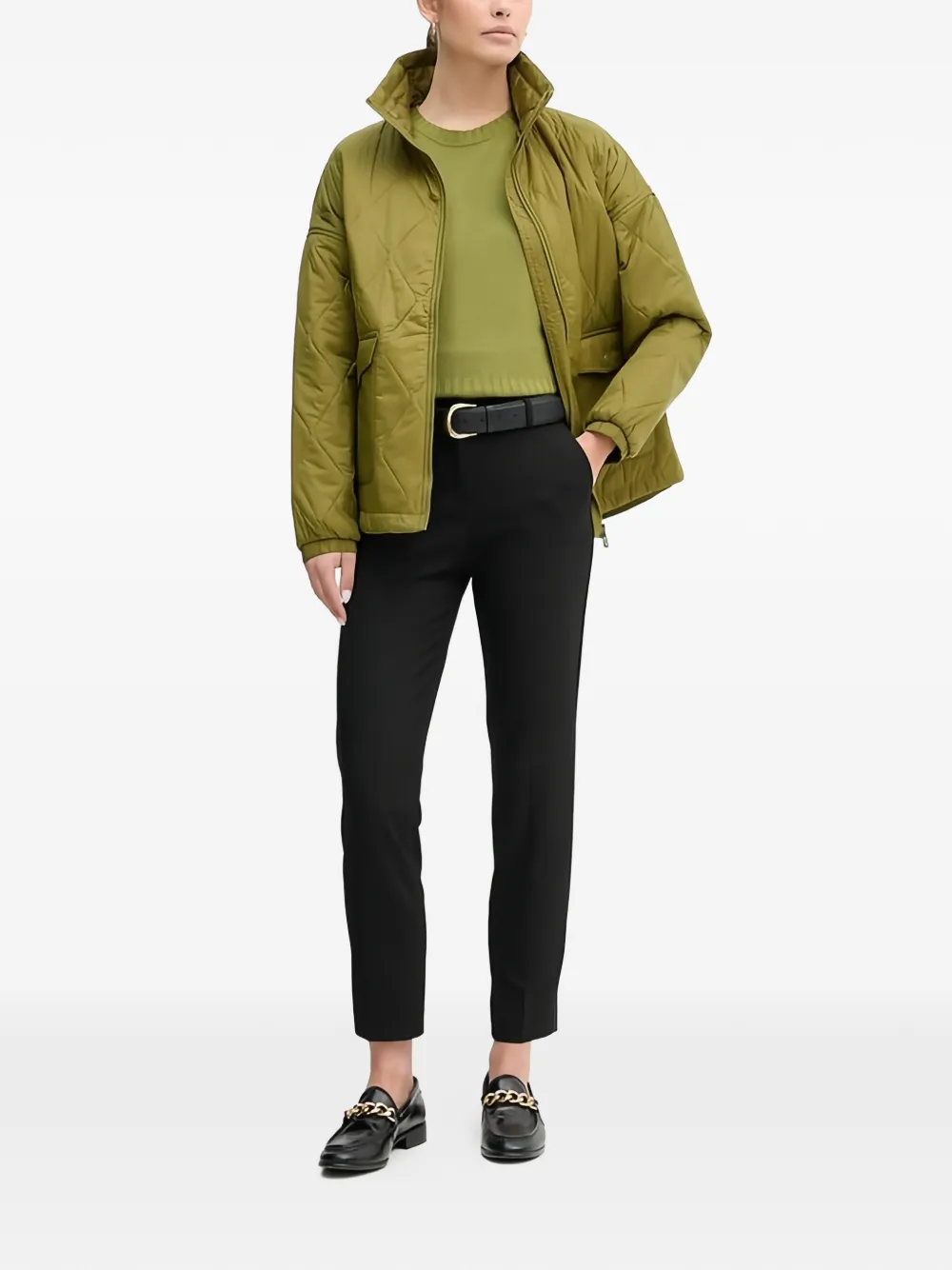 Benetton buttoned trousers - Nero