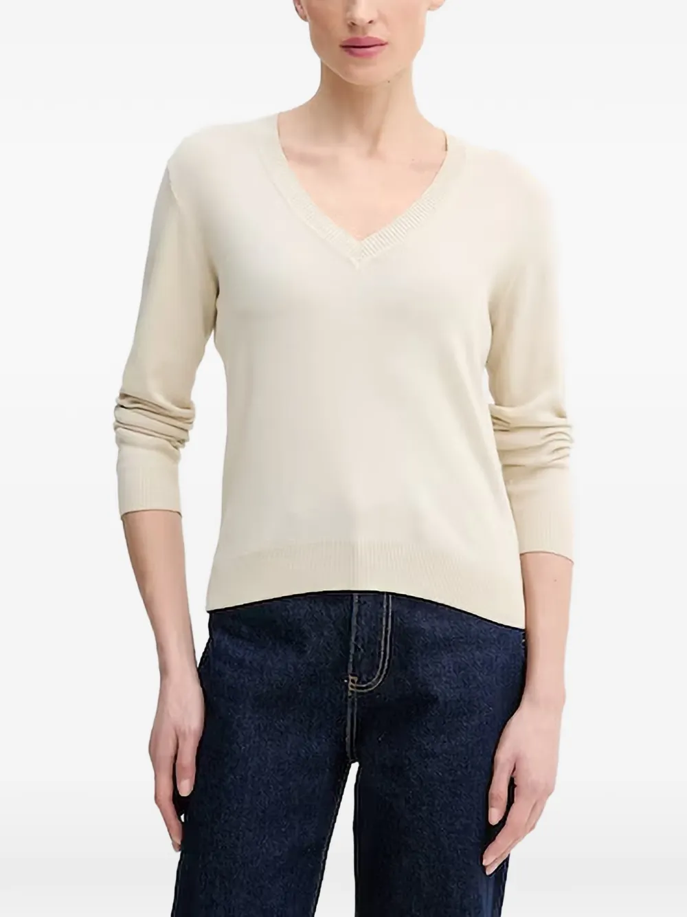 Benetton V-neck jumper