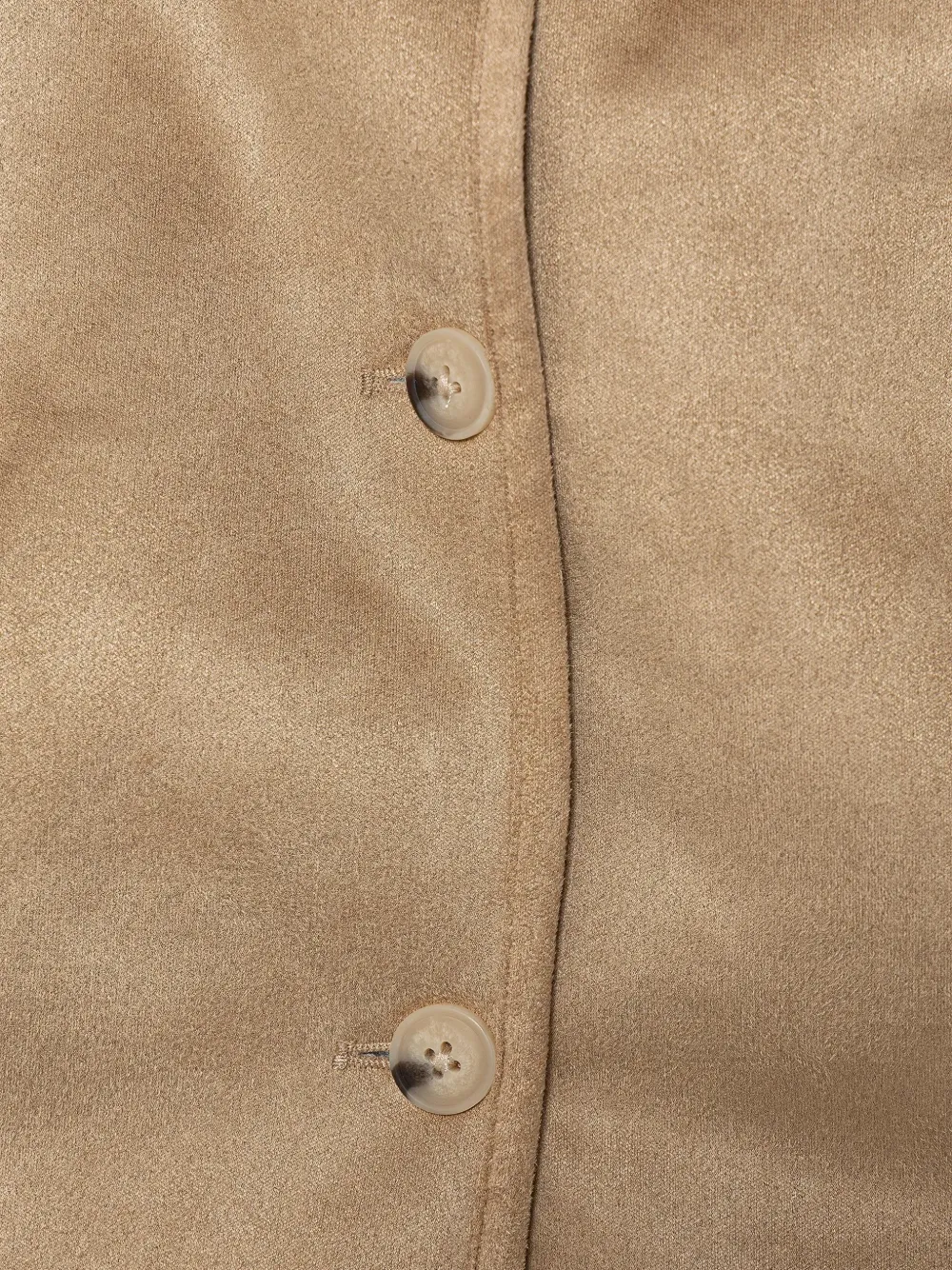 Benetton Jack met lammy-effect en capuchon Beige