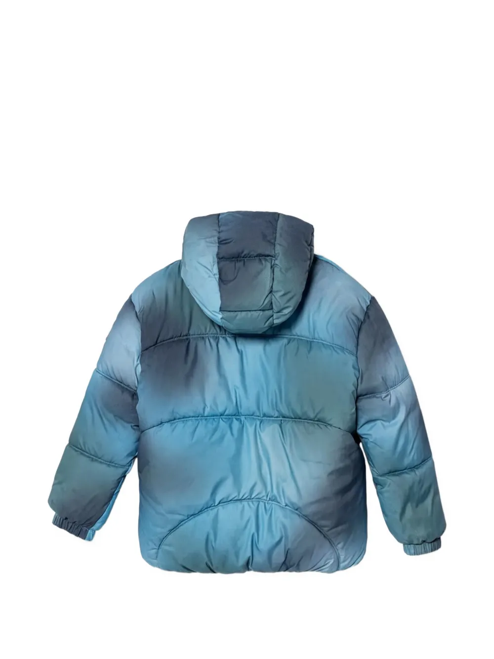 Benetton Jack met capuchon en patch Blauw