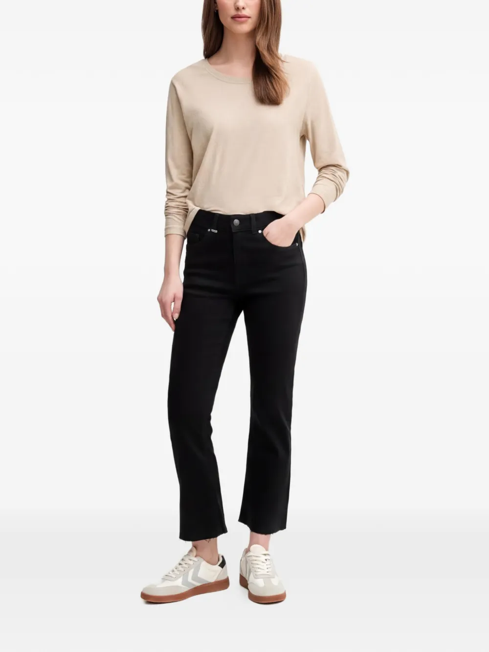  Benetton Vaqueros Acampanados - Negro 