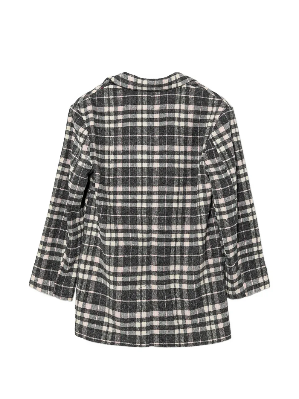 Benetton Jas met Prince-of-Wales-ruit Grijs