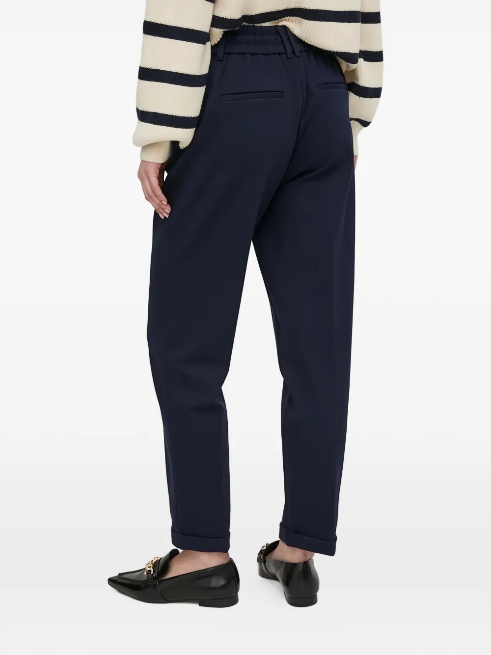 Benetton Plooibroek met trekkoord Blauw