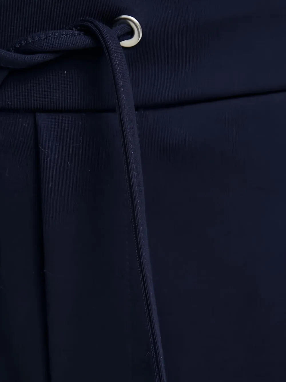 Benetton Plooibroek met trekkoord Blauw