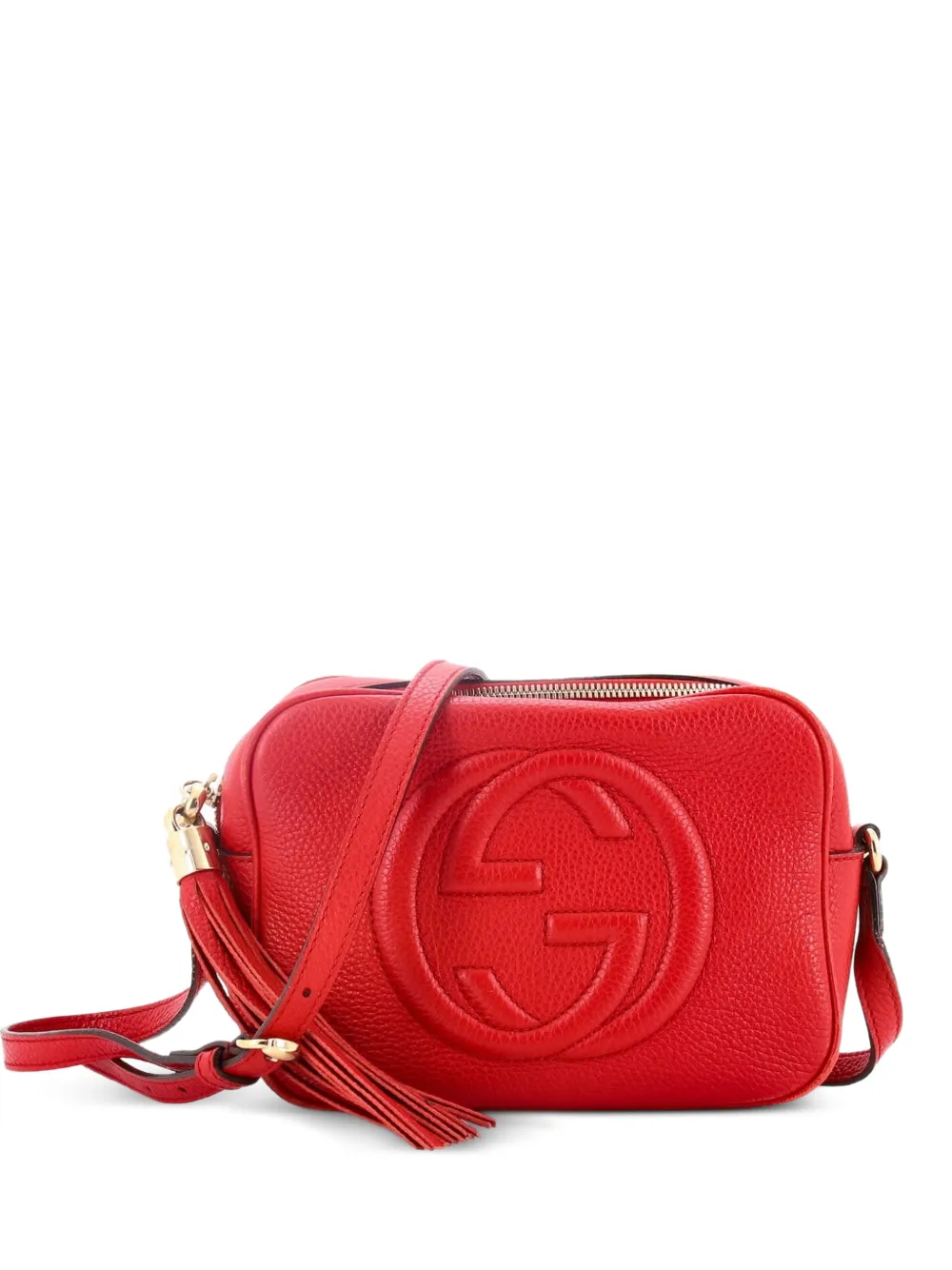 Gucci Pre-Owned Soho Disco Leather Small crossbody bag - Rosso