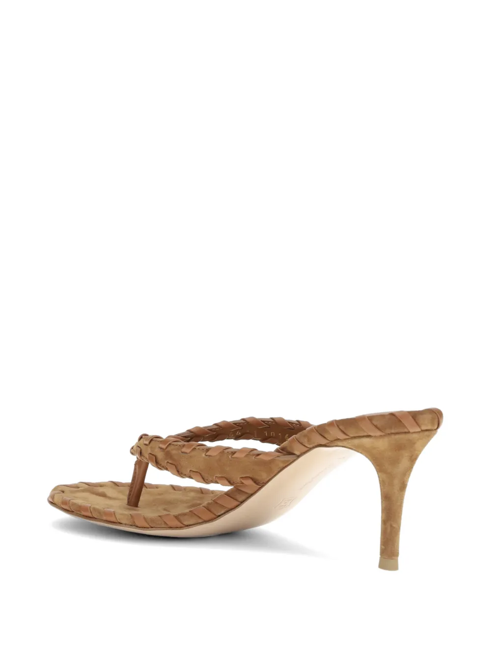 Gianvito Rossi braided-strap sandals Beige