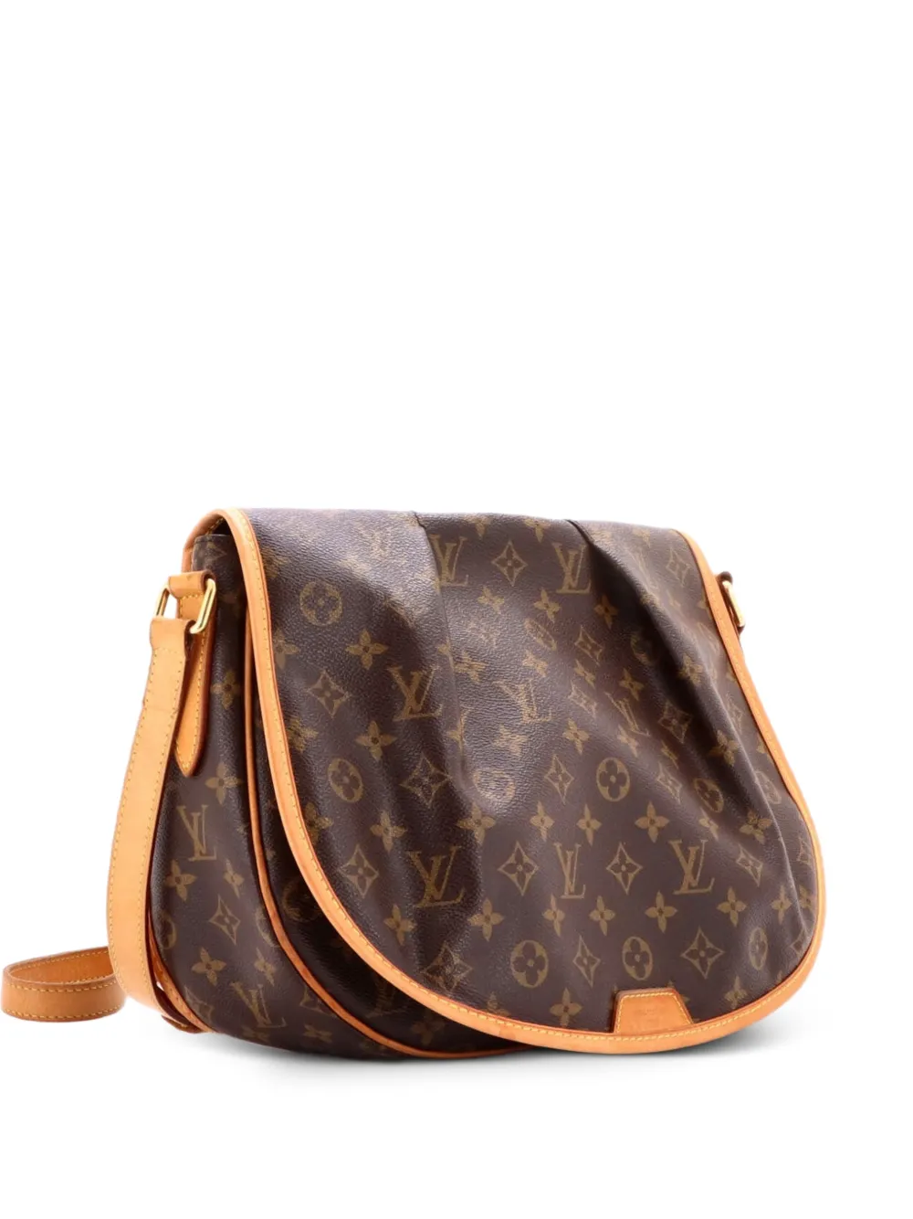 Louis Vuitton Pre-Owned Menilmontant Handbag Monogram Canvas MM crossbody bag - Marrone