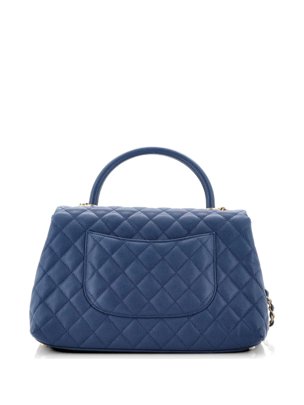 CHANEL Pre-Owned ココ トップハンドル バッグ キルティング キャビア