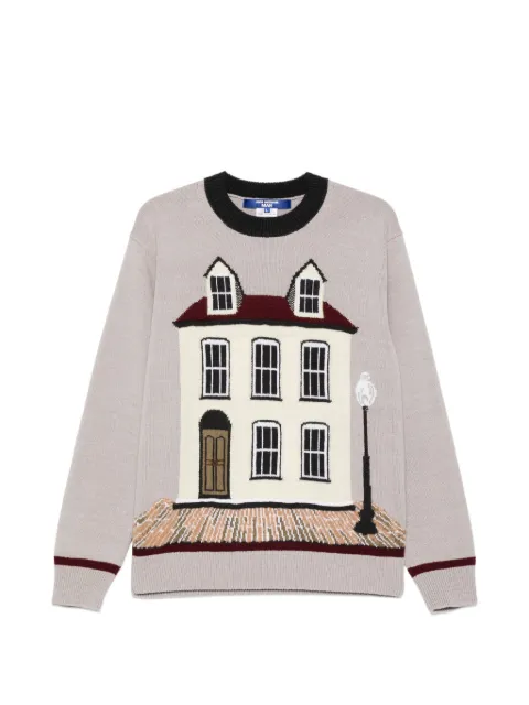 Junya Watanabe MAN house-graphic crew-neck sweater