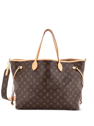 Louis Vuitton モノグラム ハンドバッグ バンドー付き USA製 Louis Vuitton Pre-Owned ネヴァーフル バンドリエール インサイド