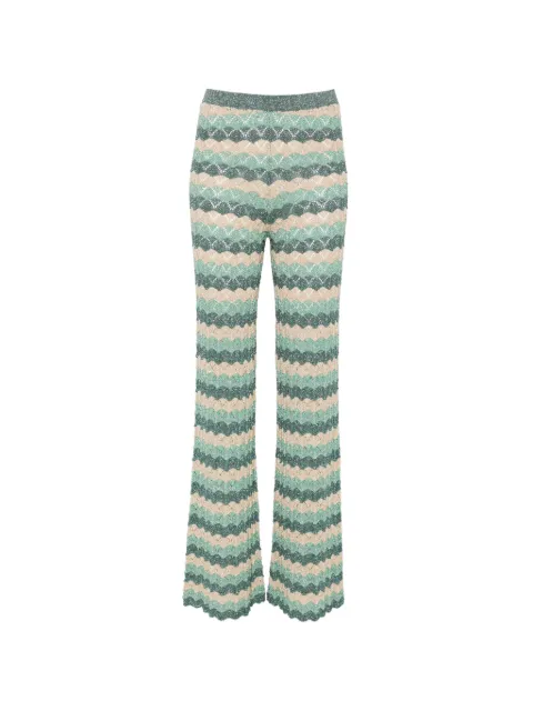 DIXIE chevron-knit trousers