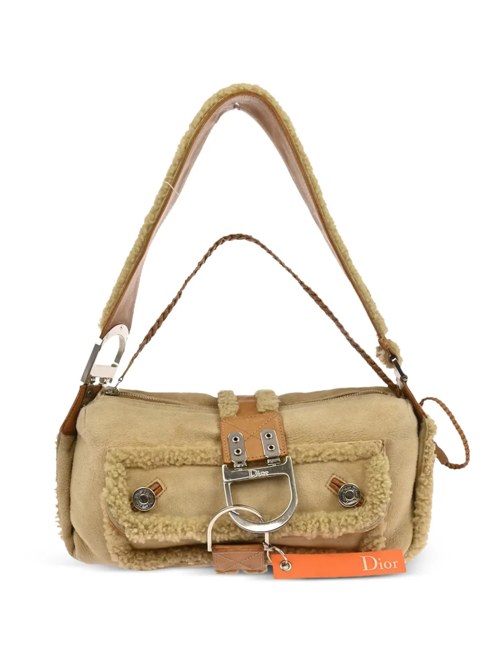 Christian Dior Pre-Owned 2005 zip shoulder bag - Nude