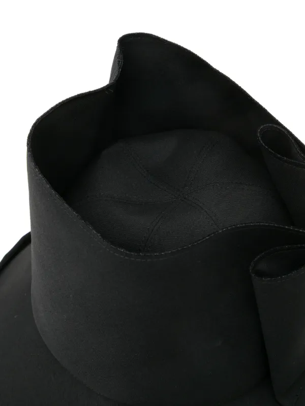 コム・デ・ギャルソン HIZUME ウールハット ブラック Comme Des Garçons x Hizume ウールハット | ブラック | FARFETCH JP
