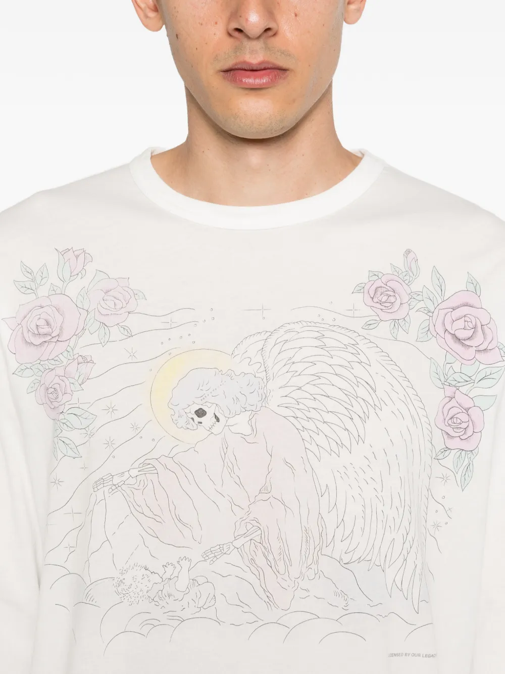 OUR LEGACY Cruise T-shirt met print Wit