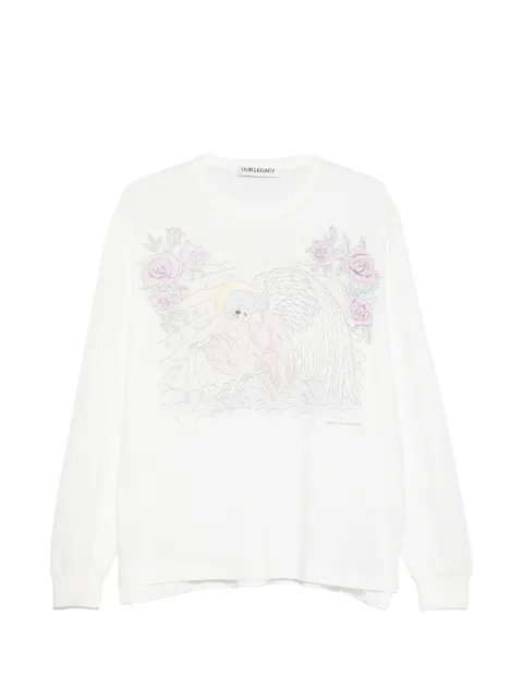OUR LEGACY Cruise long-sleeve printed T-shirt