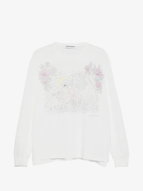 OUR LEGACY Cruise long-sleeve printed T-shirt