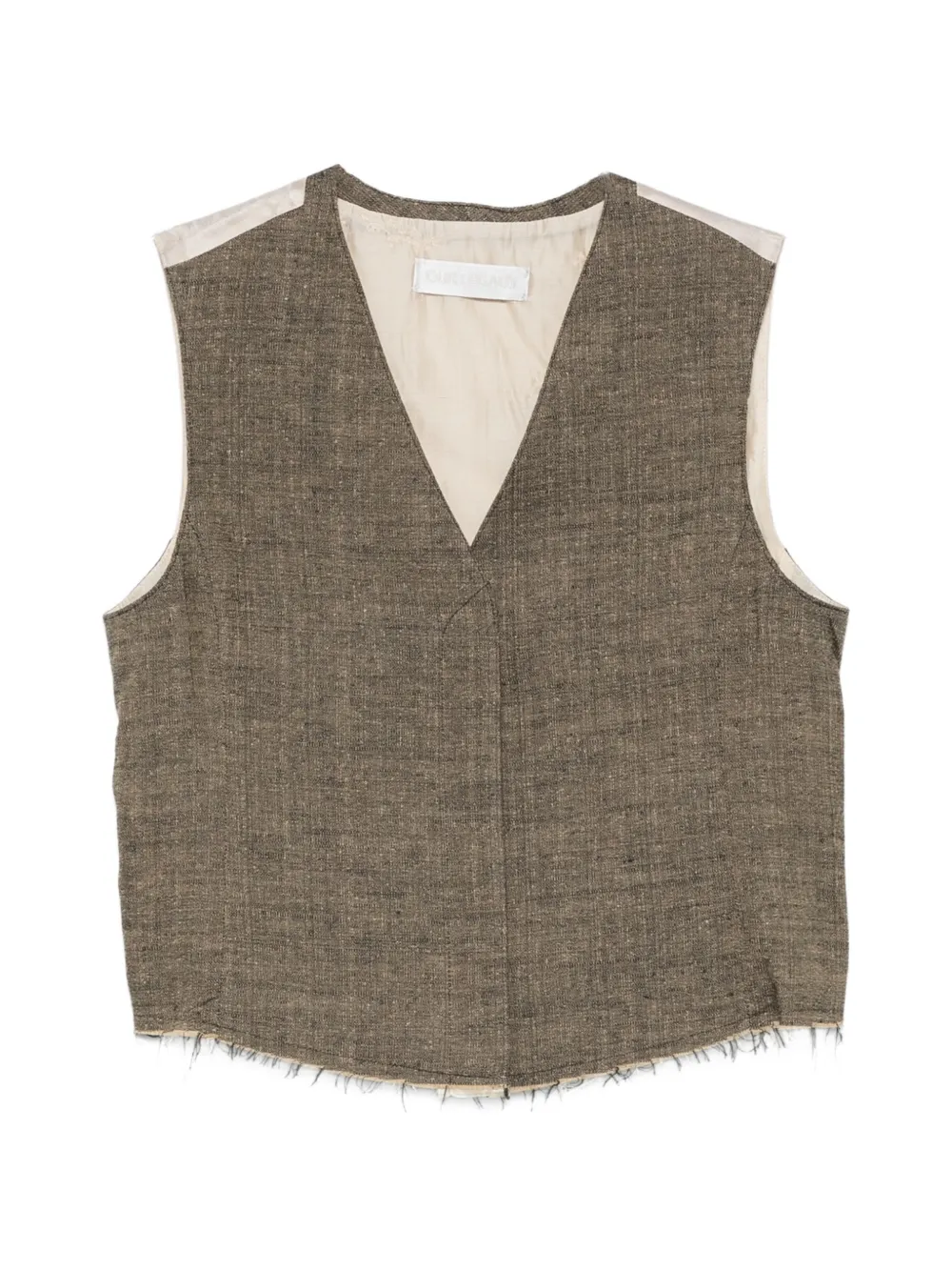 OUR LEGACY Base V-neck waistcoat - Marrone