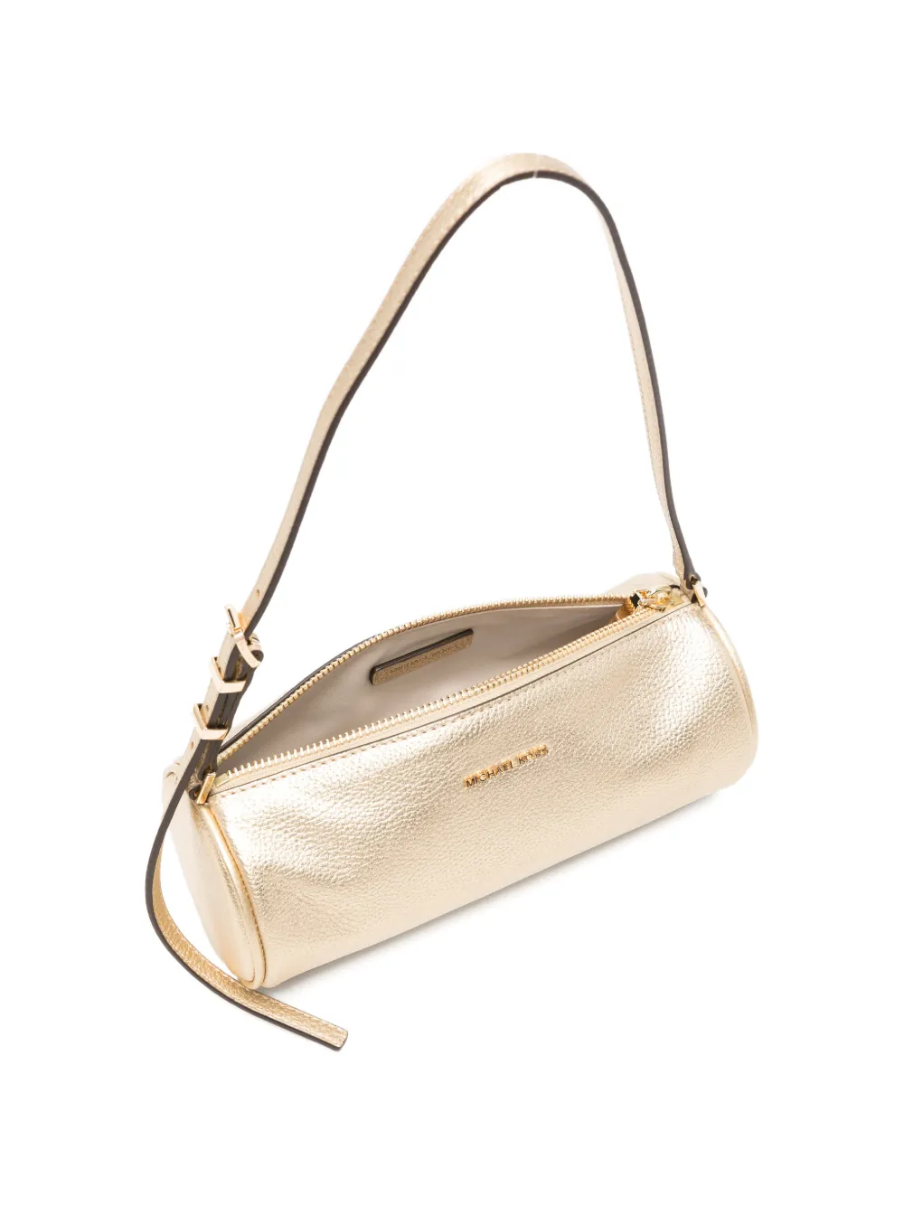 Michael Kors Izzy cilinder schoudertas Goud