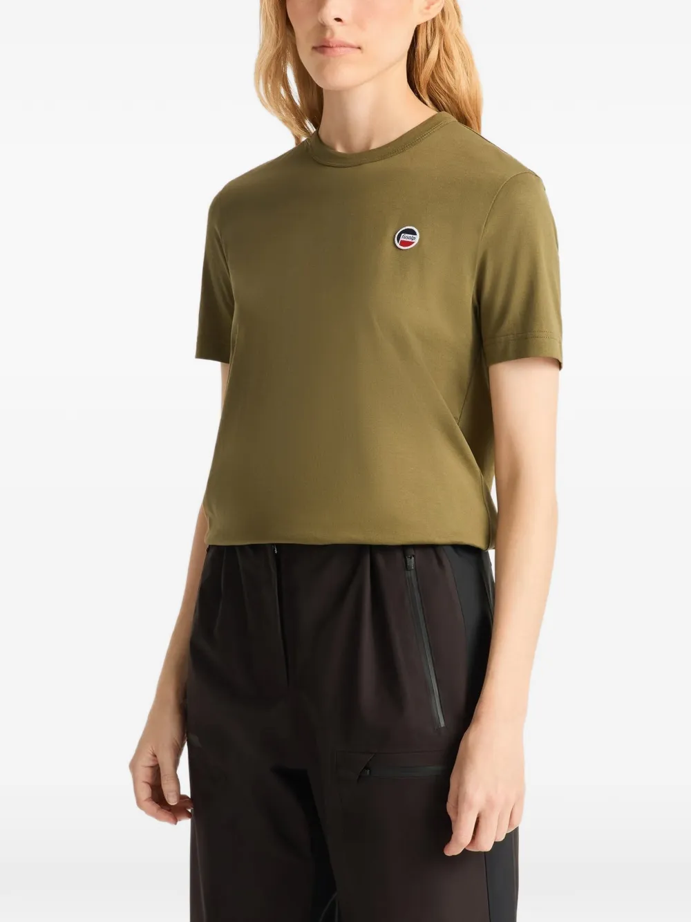 Fusalp Talixe T-shirt met logopatch Groen