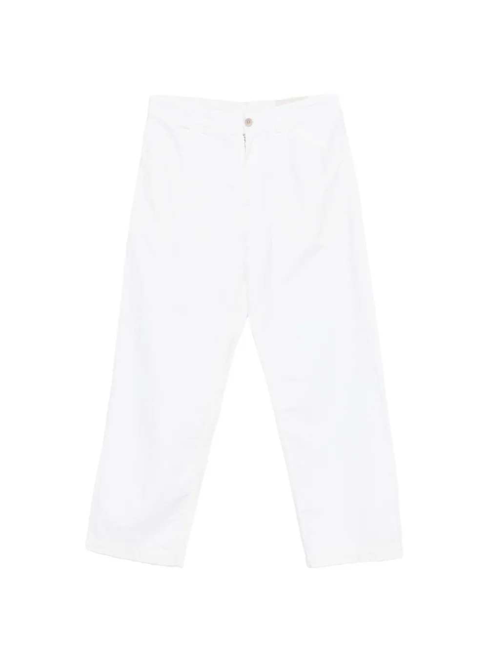 original vintage style belt loops trousers - Bianco