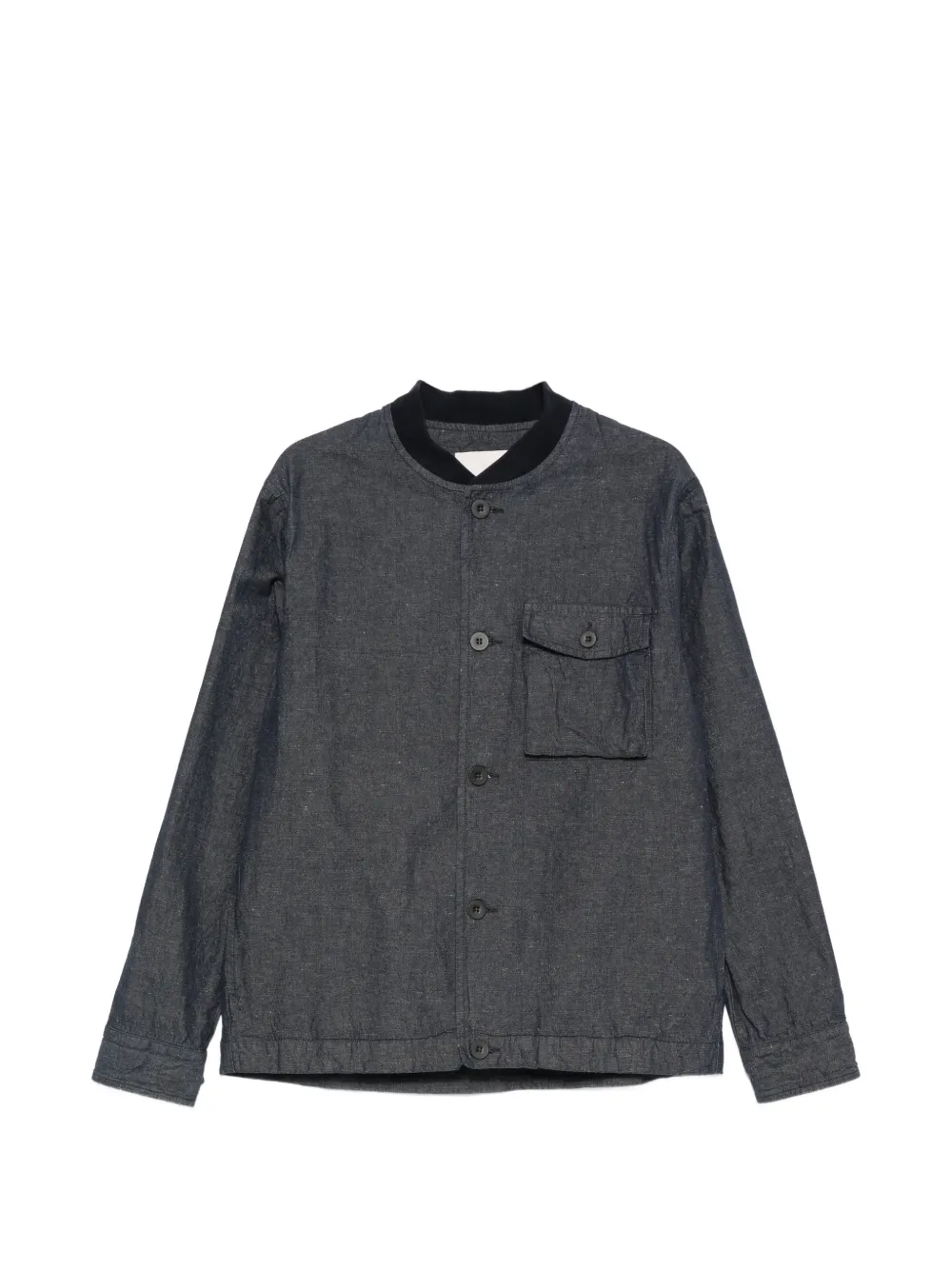 original vintage style buttoned pocket jacket - Blu