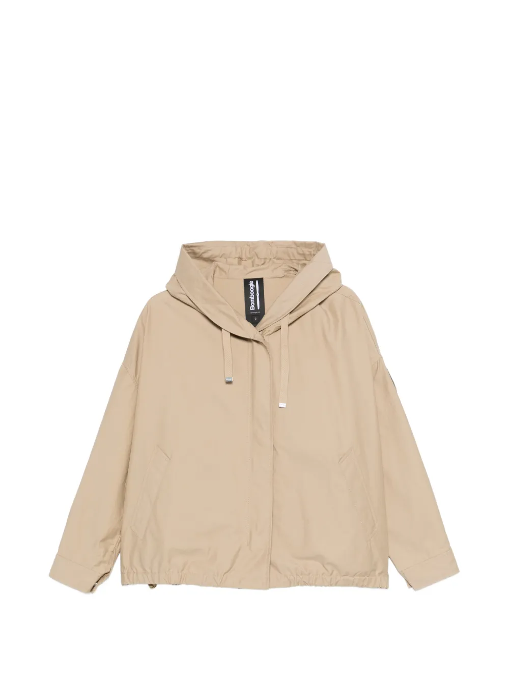 bomboogie hooded jacket - Nude
