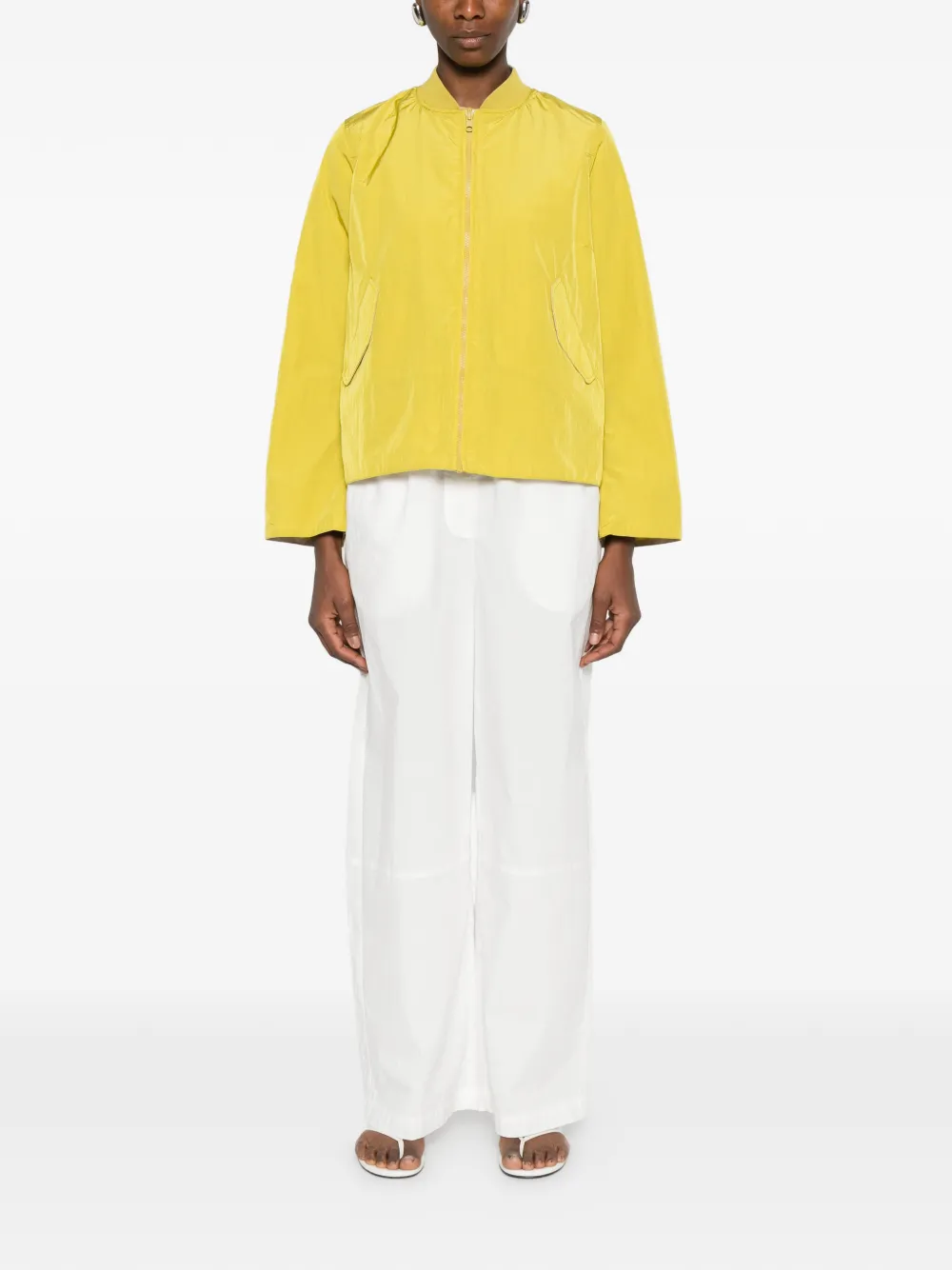 bomboogie flap-pocket reversible jacket - Giallo