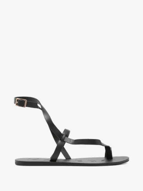 Manebi strap flat sandals