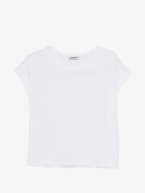 base playera con cuello redondo