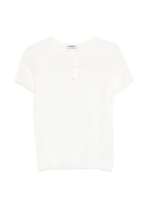 base button T-shirt