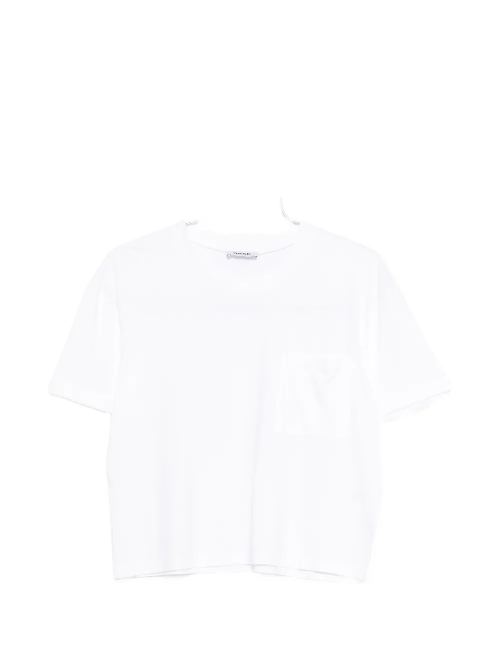 base chest-pocket T-shirt - Bianco