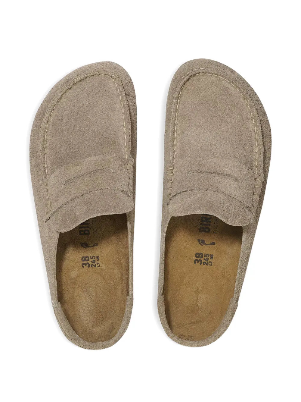 Birkenstock Naples suede loafers Beige
