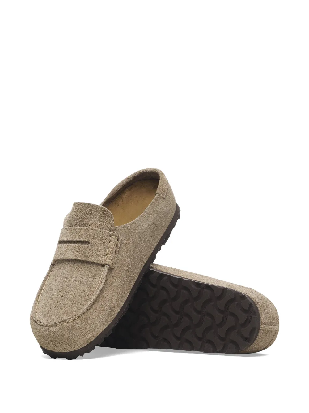 Birkenstock Naples suede loafers Beige