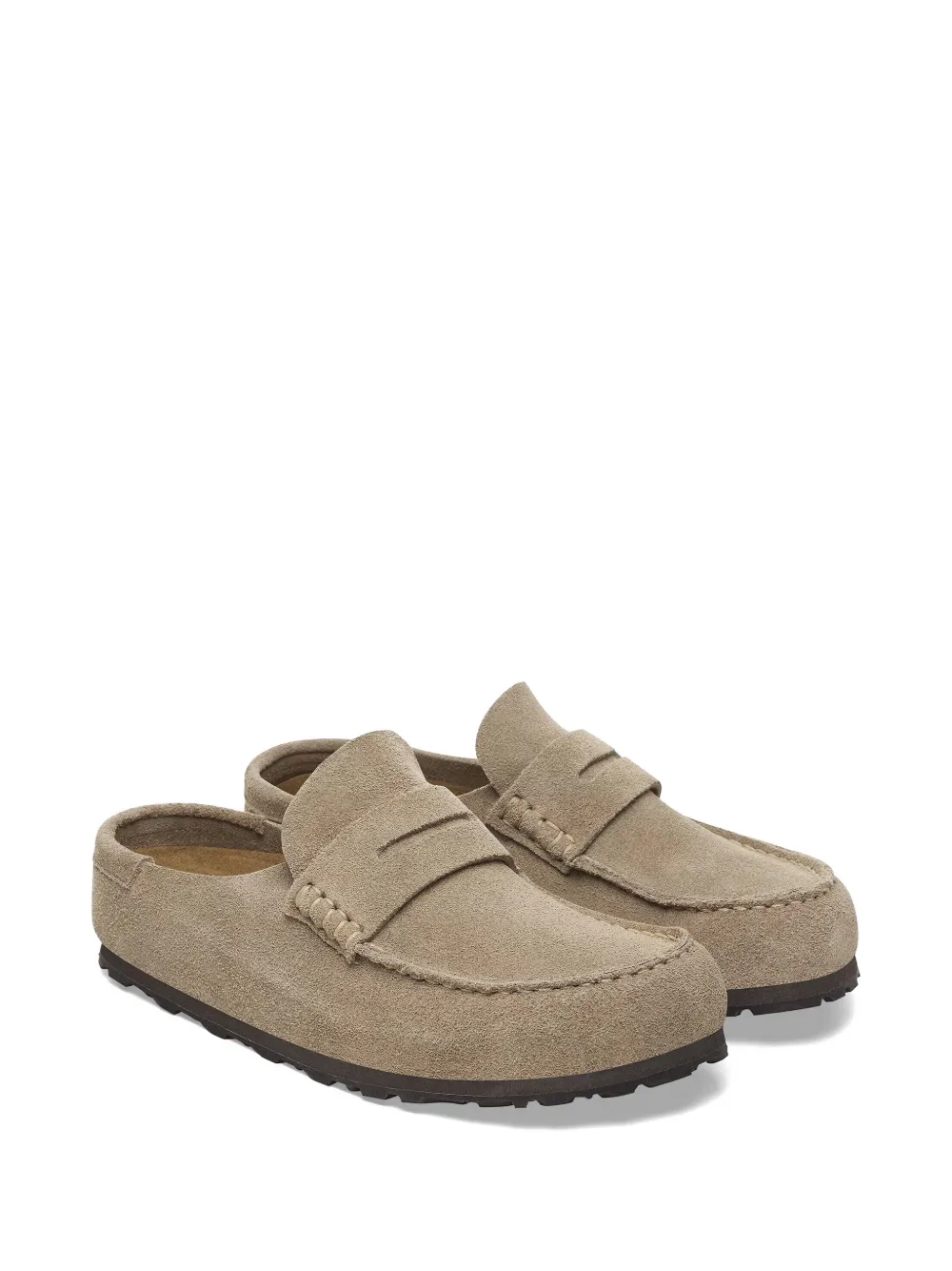 Birkenstock Naples suede loafers Beige