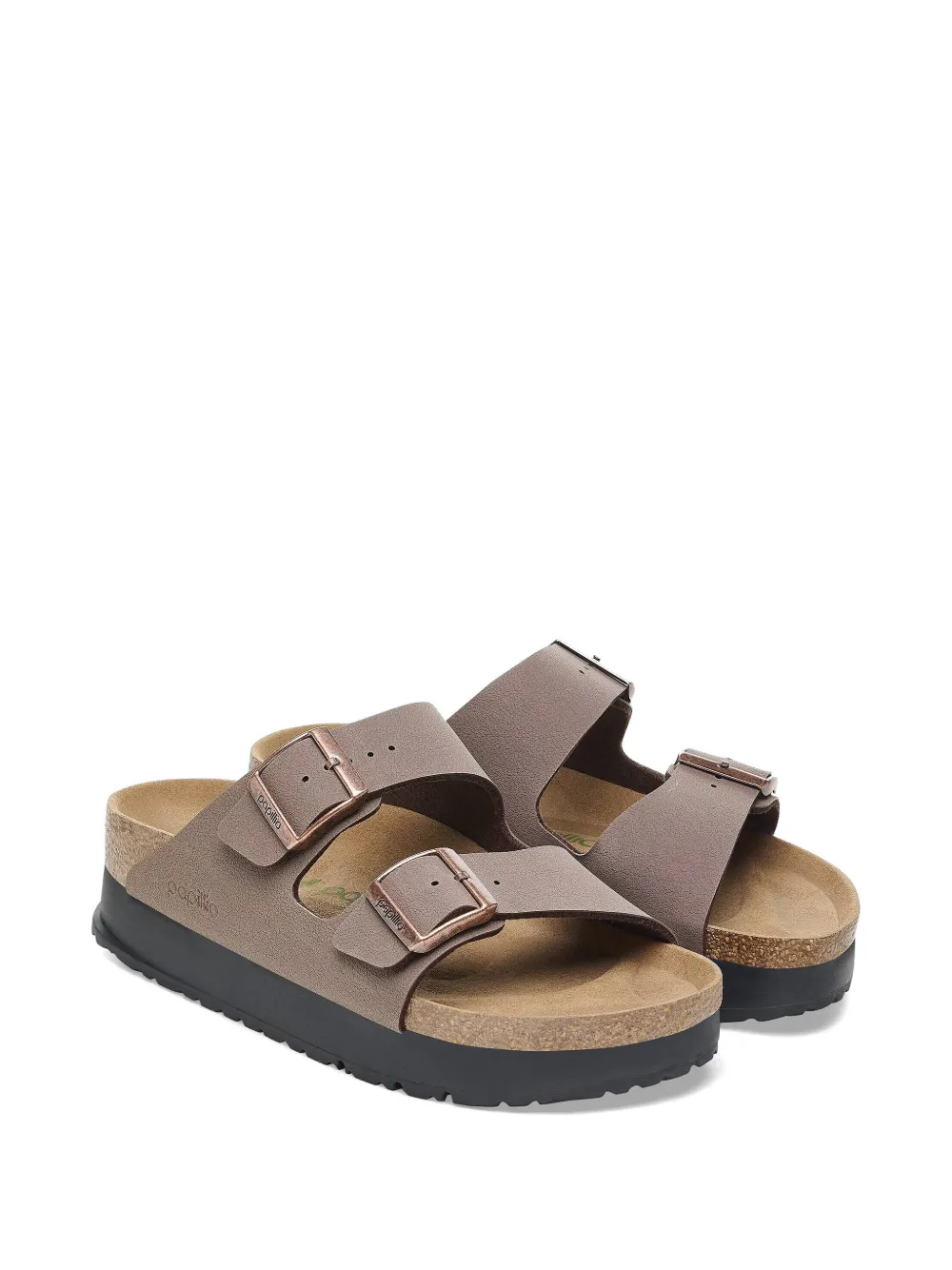 Birkenstock Arizona platform sandals Beige